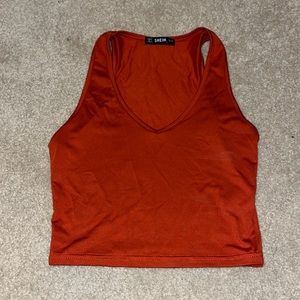 Burnt orange tank top